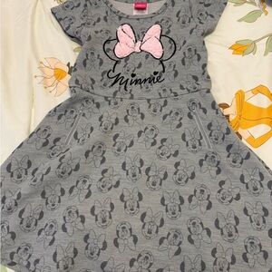 Gray Minnie Mouse Girls Dress size 6x